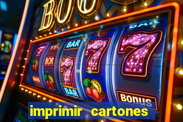 imprimir cartones de bingo